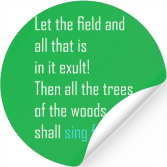 Discover Creation Sings For Joy Stickers