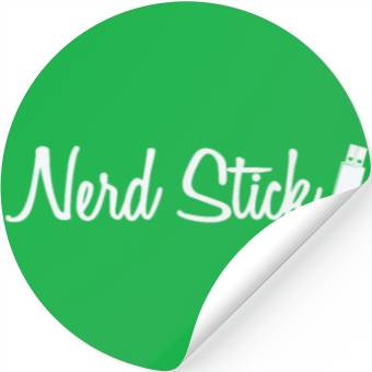Discover Nerd Stick USB Stick Retro Memory Module Stickers