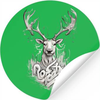 Discover Reindeer Serenity Stickers