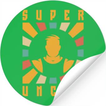 Discover Super Uncle (Rays / 4C) Stickers