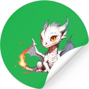 Discover Young fire dragon Stickers