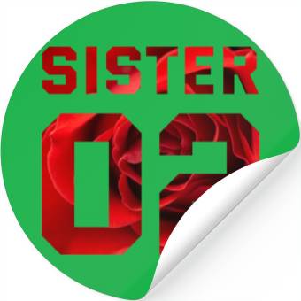 Discover COUPLE FLOWER SISTER 02 Stickers