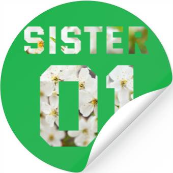 Discover COUPLE FLOWER SISTER 01 Stickers