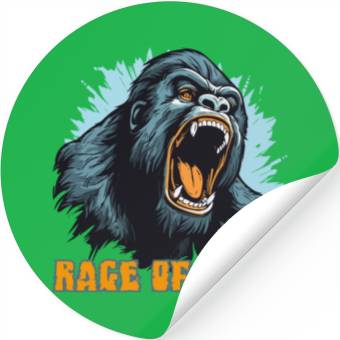 Discover Gorilla Rage Stickers