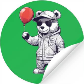 Discover Red Balloon Stickers