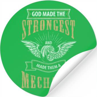 Discover Mechanic Workshop Mechatronics Engineer Hobbyist Stickers