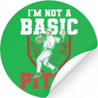 Discover Funny Baseball Pitcher Stickers