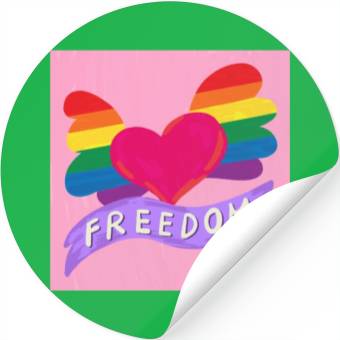 Discover Love Freedom Stickers