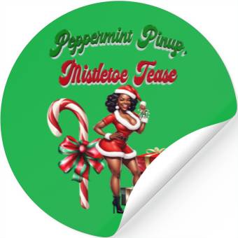 Discover Peppermint Pinup, Mistletoe Tease Stickers