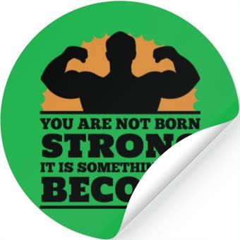 Discover Muscle Motto Stickers
