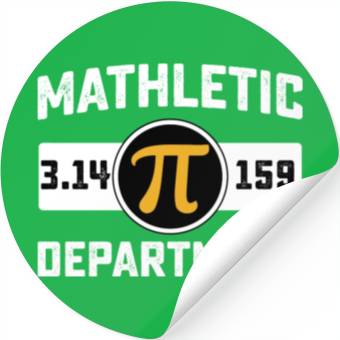 Discover Mathletic Department Pi Day Math Stickers