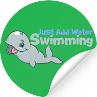 Discover Fish Swimming Stickers