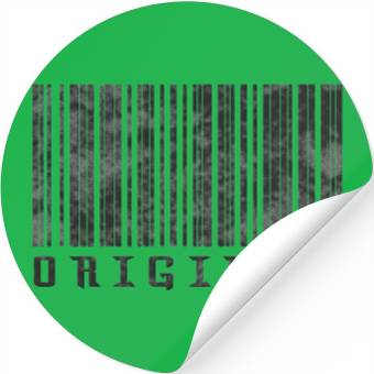 Discover Urban Barcode Abstract Design Stickers