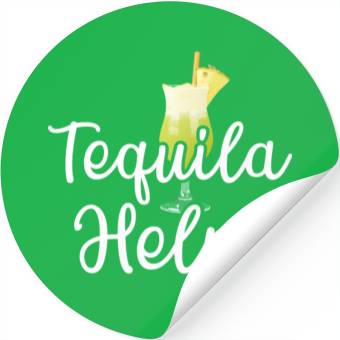 Discover Tequila Helps Stickers
