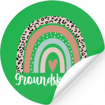 Discover Groundskeeper Rainbow Leopard Funny Groundskeeper Stickers