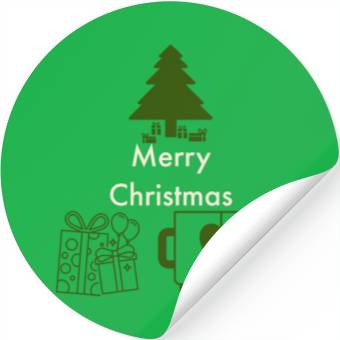 Discover Merry Christmas Stickers