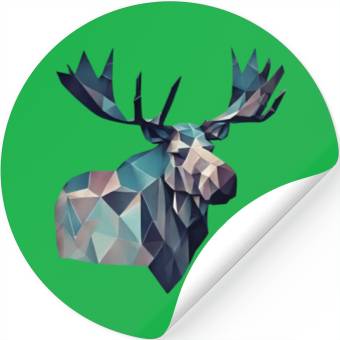 Discover Abstract Deer Stickers
