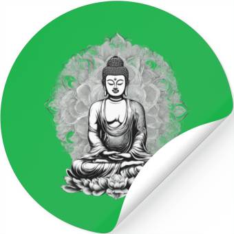 Discover Nirvana Buddhism Stickers