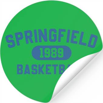 Discover Springfield Basketball Stickers