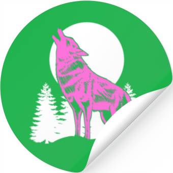 Discover Mountain Wolf Furry Owner Gift Stickers