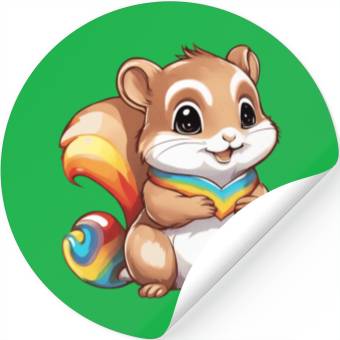 Discover Cute Squirrel Stickers