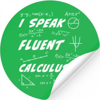Discover Calculus Pi Day Algebra Geometry Trigonometry Stickers