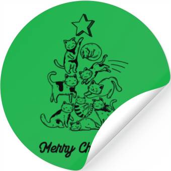 Discover Cat lovers christmas Stickers