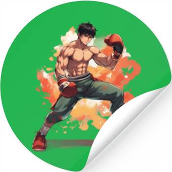 Discover Kung Fu Fighting Stickers