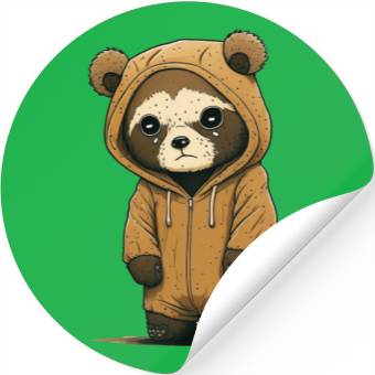 Discover Teddy Bear Disguise Stickers