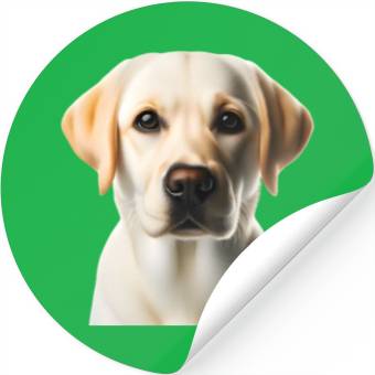 Discover Sweet labrador Stickers