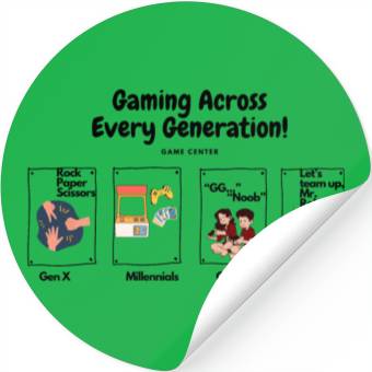 Discover Gamer Gifts Stickers