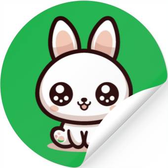 Discover Rabbit Bubble Tea Kawaii Stickers