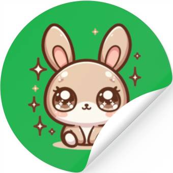 Discover Rabbit Bubble Tea Kawaii Stickers