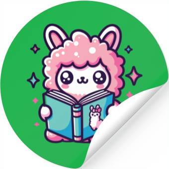 Discover Little Cute Llama Stickers