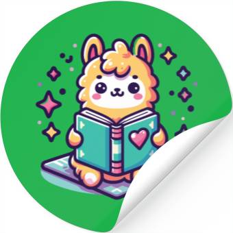 Discover Little Cute Llama Stickers