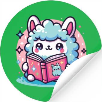 Discover Little Cute Llama Stickers