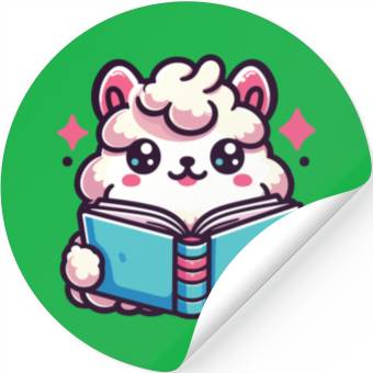 Discover Little Cute Llama Stickers