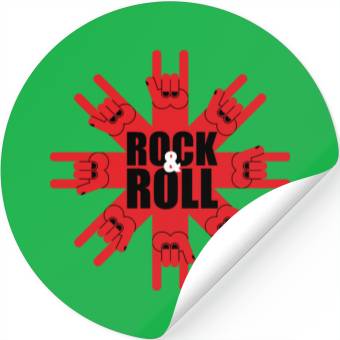 Discover Rock And Roll Stickers