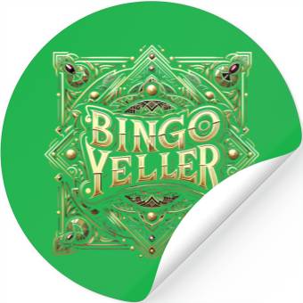 Discover Bingo Yeller 5 Stickers