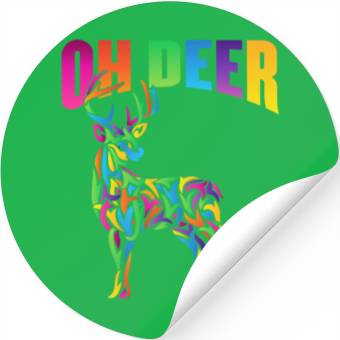 Discover Oh Deer Stickers