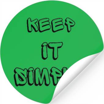 Discover keep it simple Stickers