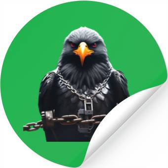 Discover Steel & Storm: Eagle Breaks Through Bars Stickers