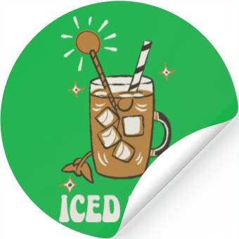 Discover Iced Tea Design Stickers