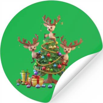 Discover Christmas tree Stickers