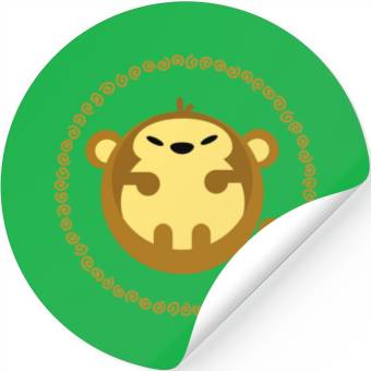 Discover Ape Gorilla Monkey Primate Macaque Chimpanzee Stickers