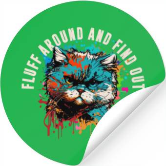 Discover Fluff Around And Find Out Stickers