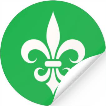 Discover French Lily Simple Stickers