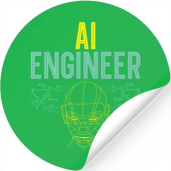 Discover Ai Robot Ificial Intelligence Futuristic Technolog Stickers