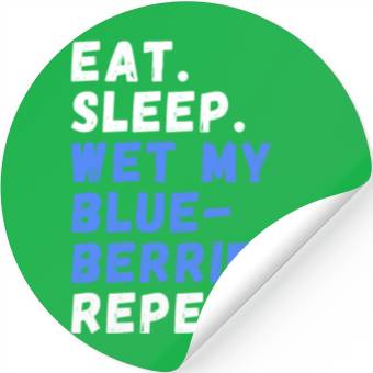 Discover Berry Picking Blueberry Gardening Stickers