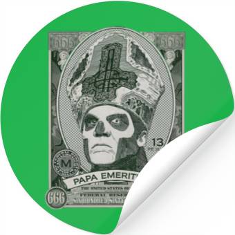 Discover Ghost Â€“ Papa Cash Stickers
